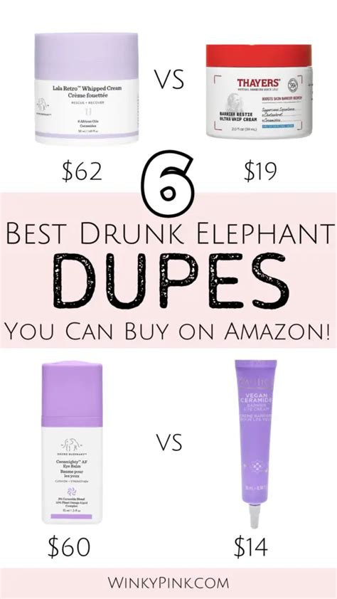 6 Amazing Drunk Elephant Dupes to Save you Money - Winky Pink