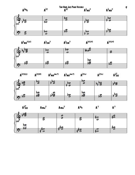 Encyclopedia of Two-Hand Voicings 9 - Learn Jazz Standards