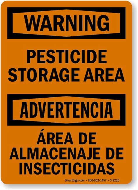 Pesticide Storage Signs - MySafetySign.com