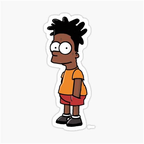 Black Bart Simpson With Dreads