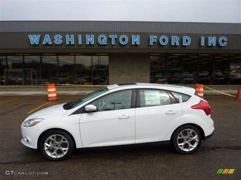 2012 Oxford White Ford Focus SEL 5-Door #49050989 Photo #4 | GTCarLot.com - Car Color Galleries