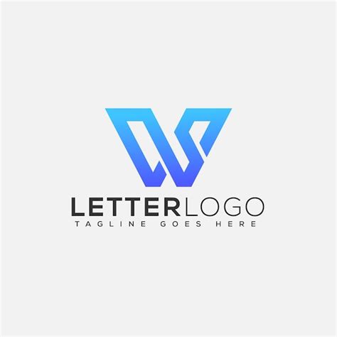 Premium Vector | Ws logo design template vector graphic branding element