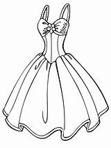 Dress Coloring Pages  Free Printable For Kids sketch template