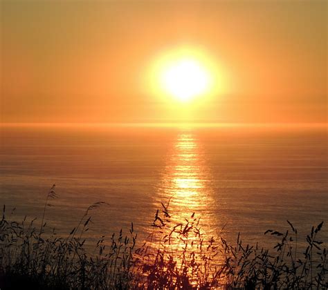 Free Images : sea, horizon, sun, sunrise, sunset, sunlight, dawn, dusk, evening, reflection, mar ...