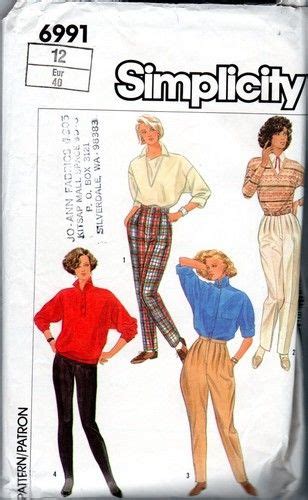 Simplicity 6991 Pants Riding Jodhpurs Patterns Misses Size 12 Mostly Uncut $4.99 | Jodhpur pants ...