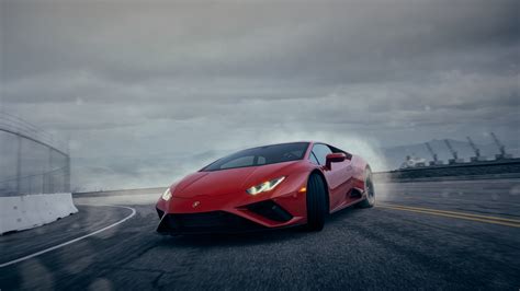 Seeing RED! - Lamborghini Huracan Evo RWD | USA | Behance