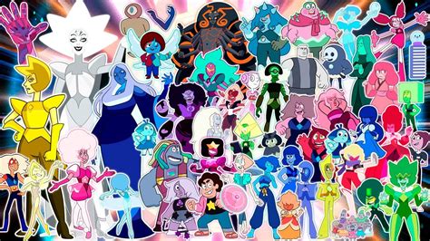 TODAS AS GEMS de Steven Universo: Futuro (Fusões, Diamantes, Gems Corrompidas etc) - YouTube