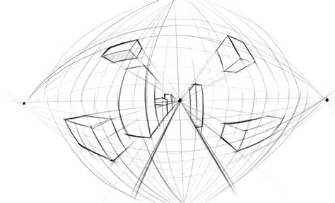 5-Point Perspective Drawing or Curvilinear Perspective – poradora