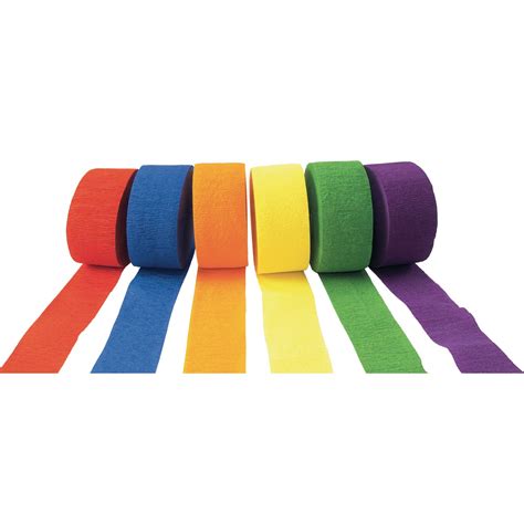 Crepe Paper Streamers - Brights | GLS Educational Supplies