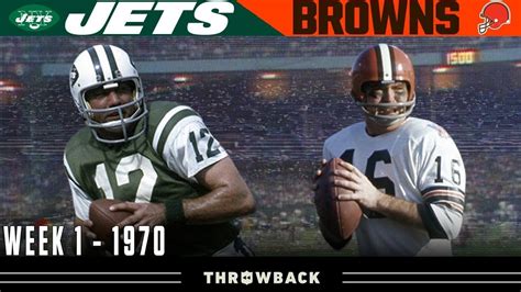 The First EVER Monday Night Football Game! (Jets vs. Browns 1970, Week 1) | Monday night ...