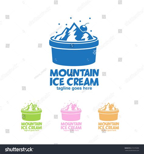 Ice Cream Mountain: Over 1.910 Royalty-Free Licensable Stock Vectors ...