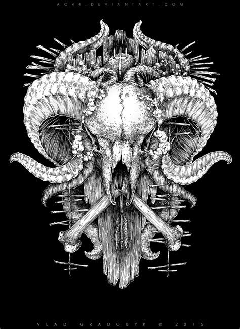 Ram Skull by AC44 on DeviantArt