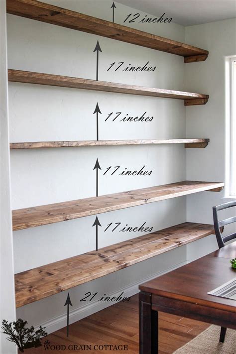 Entire Wall Stacked Shelving for your Dining Area | Estantes flotantes, Estantes flotantes diy ...