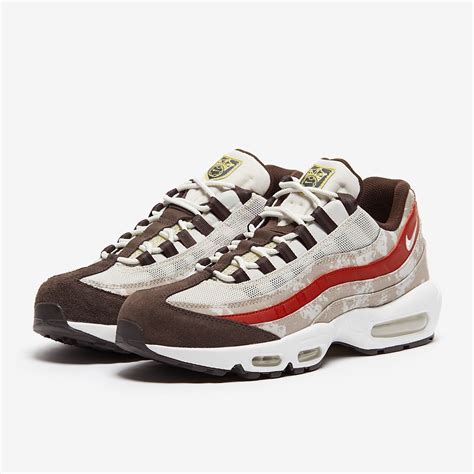 Nike Sportswear Air Max 95 - Light Bone/Summit Weiß/Khaki/Dune Red ...