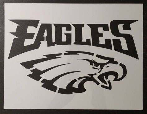 Philadelphia Eagles Custom Stencil FAST FREE SHIPPING - Etsy