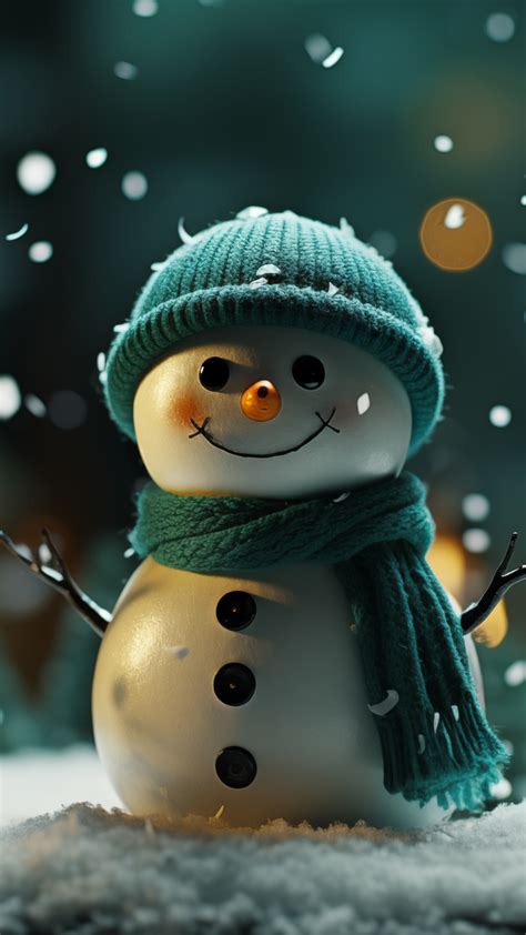 Snowman Christmas 4K #5531n Wallpaper PC Desktop