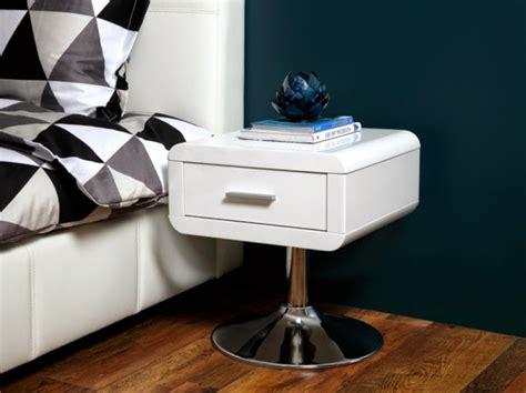 Modern white Bedside table - 10 designs and ideas