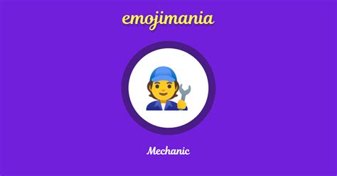 🧑‍🔧 Mechanic emoji Copy & Paste - Emojimania