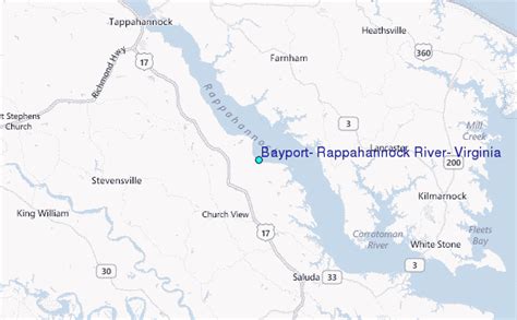 Bayport, Rappahannock River, Virginia Tide Station Location Guide