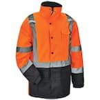 GloWear Men's Small Lime High Visibility Reflective Quilted Bomber ...