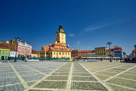 Brasov City Center editorial photo. Image of blue, daytime - 59667621