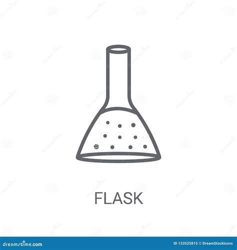 Flask Icon. Trendy Flask Logo Concept on White Background from S Stock Vector - Illustration of ...