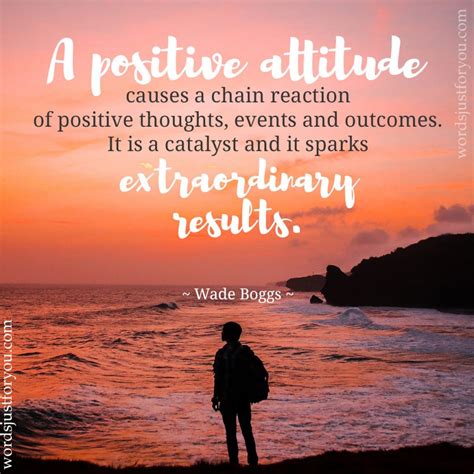 A Positive Attitude - Quote By Wade Boggs - 5116 » WordsJustforYou.com - Original Creative ...