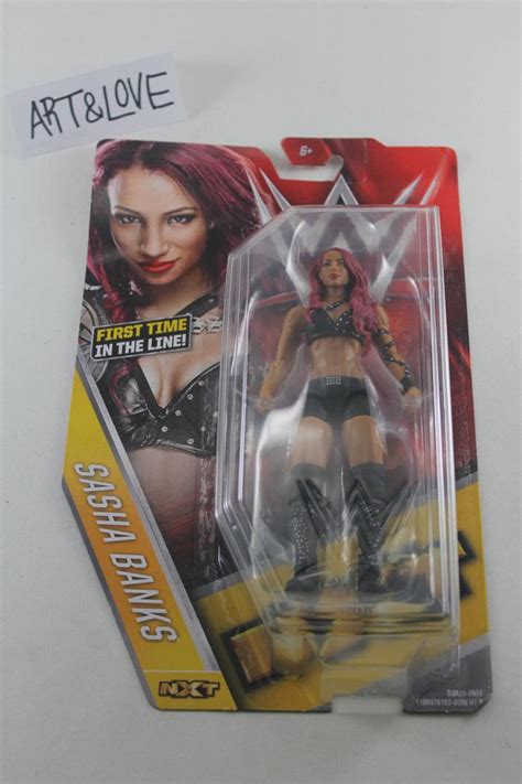 Sasha Banks WWE Mattel Wrestling Action Figure Women DIVA NXT Collectibles NEW | #1844165978