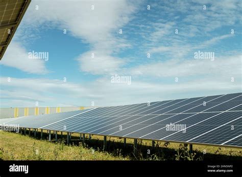 Solar panels generating green energy Stock Photo - Alamy