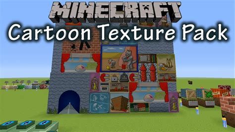 Taking a Look at the Brand New Minecraft Cartoon Texture Pack! (July 15th 2014) - YouTube