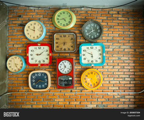 Several Clocks On Image & Photo (Free Trial) | Bigstock