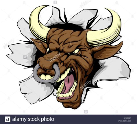 Angry Realistic Angry Bull Drawing Background 7290 | Hot Sex Picture