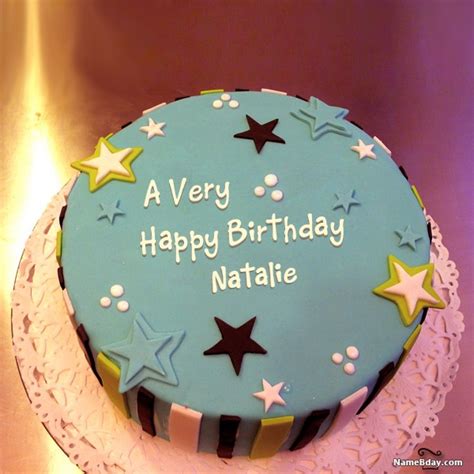 Happy Birthday Natalie Images of Cakes, Cards, Wishes