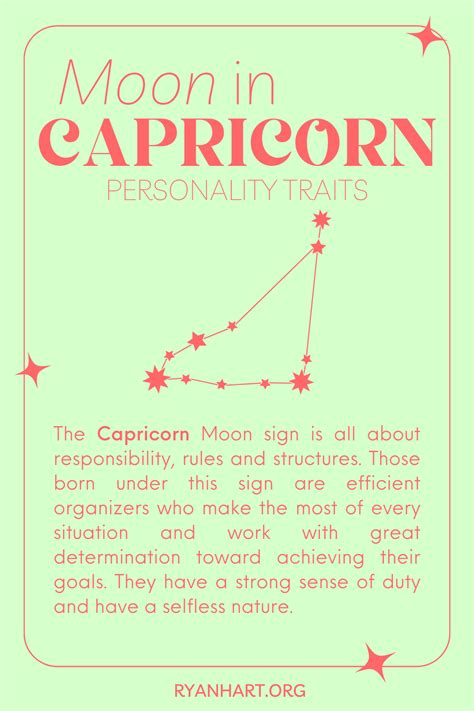 Capricorn Moon Sign Personality Traits | Ryan Hart