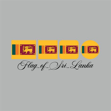 flag of sri lanka nation design artwork 21854040 Vector Art at Vecteezy