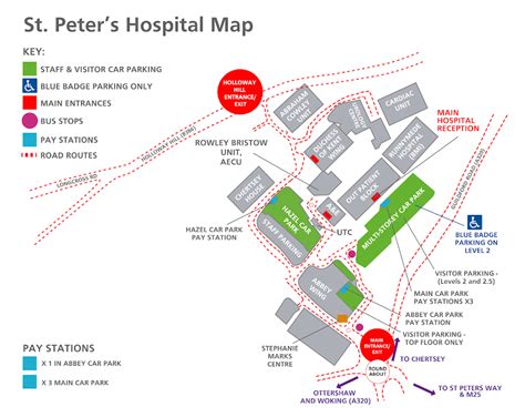 Visiting St Peter's Hospital