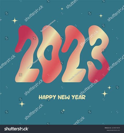 Happy New Year 2023 Banner Design Stock Vector (Royalty Free ...