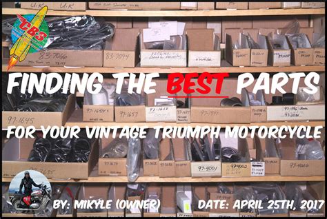 Finding the Best Parts for Your Vintage Triumph Motorcycle