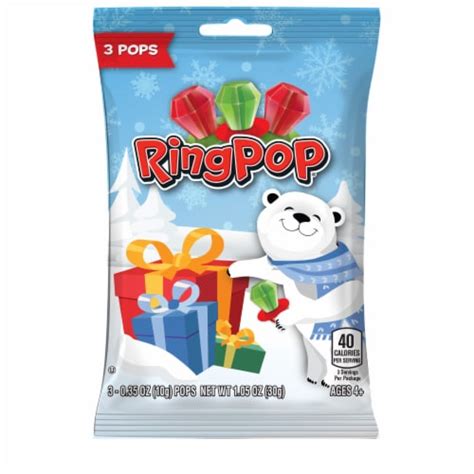 Ring Pop® Holiday Candy Bag, 3 ct / 0.35 oz - Foods Co.