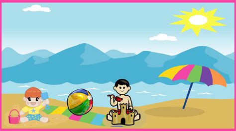 The beach of clipart - Clipground