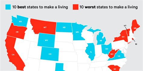 Best, worst states to make a living in 2016 - Business Insider