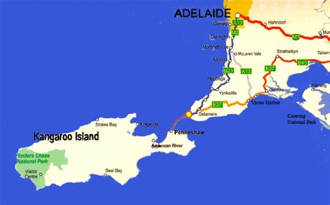 Kangaroo Island Tourist Map