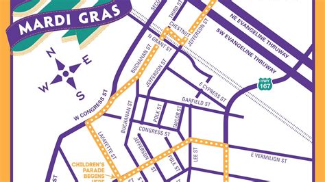 Lafayette Mardi Gras 2020 parade lineup, route and details