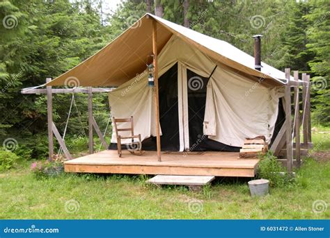 Tent In Woods Stock Photography - Image: 6031472