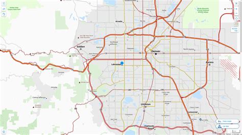 Lakewood Colorado Map - United States