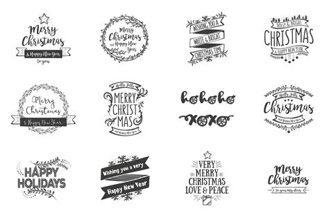 Christmas Overlays – Vector Set on Behance