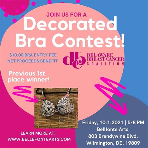 Bellefonte Arts Decorative Bra Contest – Delaware Breast Cancer Coalition