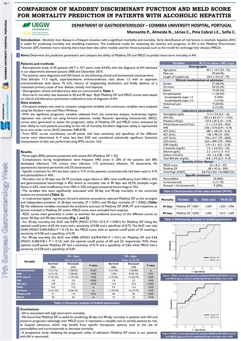 (PDF) Comparison of Maddrey Discriminant Function and MELD score for ...