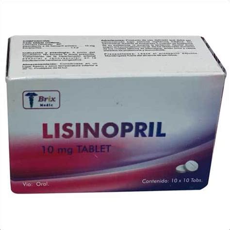 Lisinopril 10 Mg Tablet Keep Dry & Cool Place at Best Price in Mumbai | Brix Biopharma Pvt Ltd