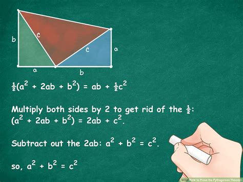 Pythagoras Theorem Proof By Paper Cutting And Pasting